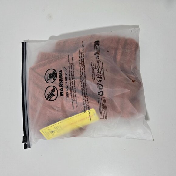 SHEIN Girls' Casual Thick-Knitted Ribbed Top, Flared Pants Set IN Orange - Size - Picture 4 of 6